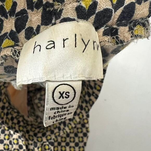 Harilyn by Anthropologie Wide Leg Geo Print Pants Size XS Pull On - Picture 11 of 11